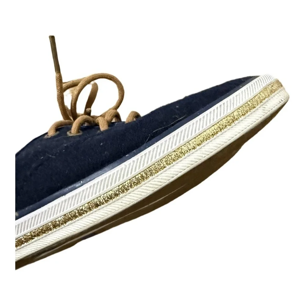 Keds Taylor Swift Navy Slip On Wool Canvas Sneakers Size 7.5 Limited Release